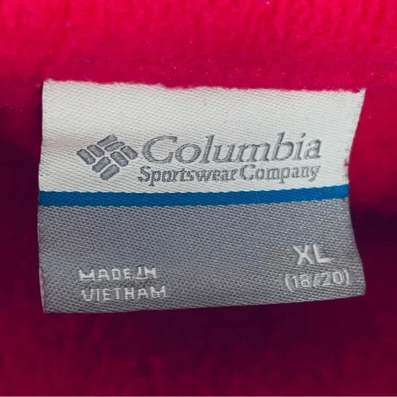 Columbia Sportswear' Benton Springs Fleece Jacket Pink Size XLarge (18/20) - Picture 6 of 9